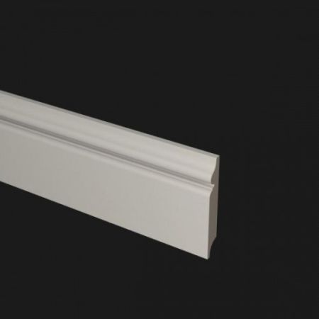 Плинтус Evrowood МДФ Белый PN 100 2000×100×16