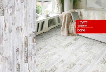 Пробковые полы Corkstyle Loft Bone 1235×305×10