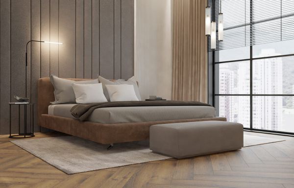 Кварц виниловое покрытие Stone Floor Елочка Дуб Виндзор 190B08 HP