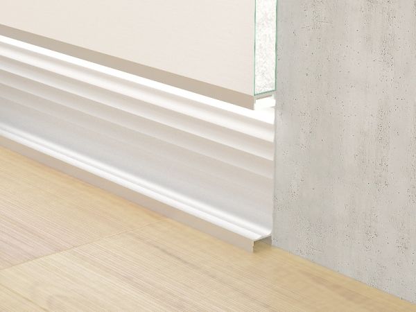 Плинтус Скрытый с led подсветкой ALP-G80