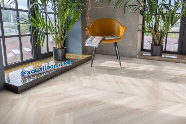Кварц виниловое покрытие Aquafloor Space Parquet Light AF4506PQL