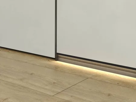 Плинтус Laconistiq Теневой плинтус NOVEL Regular черный муар 13x38x3000