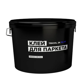 Паркетная химия Tricol Tricol Клей 2K PU PT двухкомпонентный полиуретановый 9кг