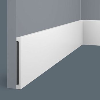 Плинтус под покраску Cosca Decor Экополимер PX057 2000×100×10