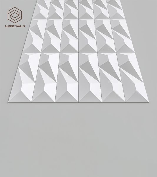 Стеновая панель под покраску Alpine Walls Geometrium  ECOGR0206W  1200*600*25