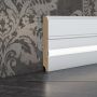 Плинтус Evrowood МДФ Белый PN 120 Led  2000×110×16