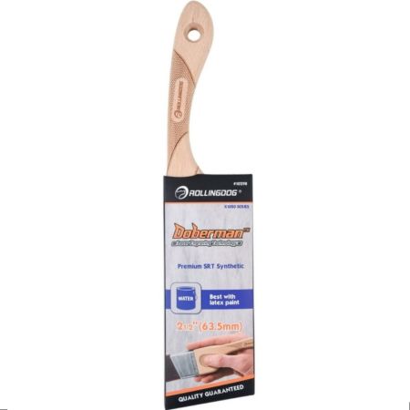 Кисть плоская DOBERMAN X1000 скошенная 10298 63,5 мм