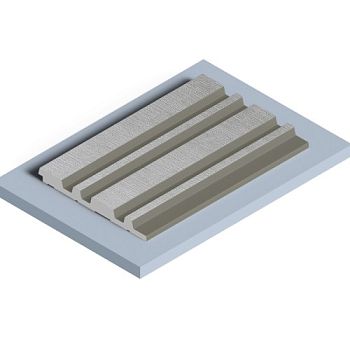 Стеновая панель из полистирола Hiwood LV122 S339S 2700×120×12