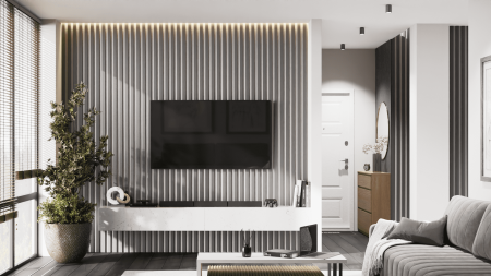 Ликорн Рейка МДФ Тёмно-серая 16х40х2800мм