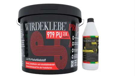Клей WIRDEKLEBE PRO 979 PU Elastic 2K твердо-эластичный  10кг
