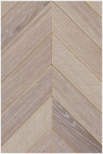 Массивная доска французская ёлка  Дуб Крема Crema