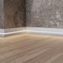 Плинтус Evrowood МДФ Белый PN 080 Led 2000×95×16