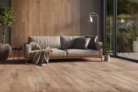 Инженерная доска Legend Дуб White cofee под лаком брашированный