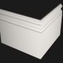 Плинтус Evrowood МДФ Белый PN 200 2000×200×16