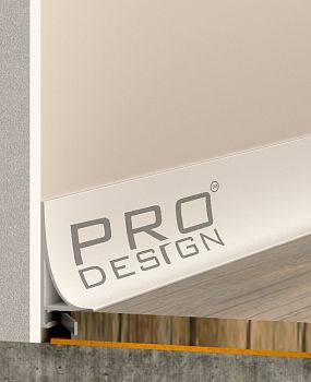 Плинтус Pro Design Щелевой плинтус Плинтус Pro Design Corner L 584 Белый муар