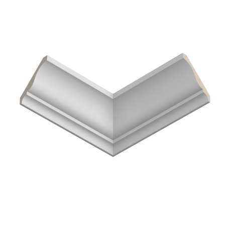 Карнизы Ultrawood потолочный CR 001 (2000 х 80 х 75)