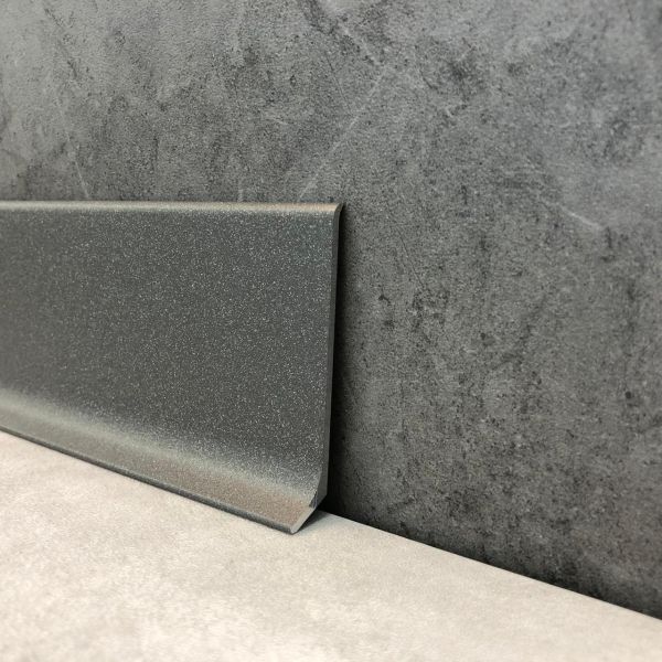 Плинтус Profilpas Metal Line  90/6SF состаренный серый 78119 сапожок 60x10