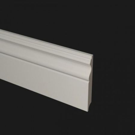 Плинтус Evrowood МДФ Белый PN 140 2000×130×16