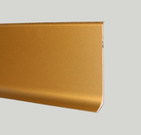 Плинтус алюминиевый Modern Decor L-образный Золото 2950мм