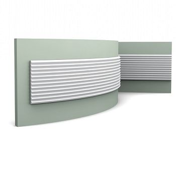 Стеновая панель под покраску Orac Decor Modern Zigzag W108F гибкая 2000×250×18