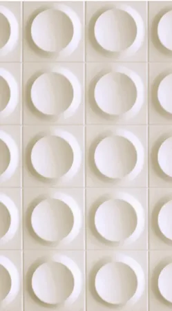 Стеновые панели Neogrupp из полиуретана SMALL ROUND PLATE 1200*600*25