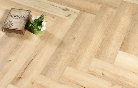 Кварц виниловое покрытие Stone Floor Елочка Дуб Мидсаммер 190B01 HP