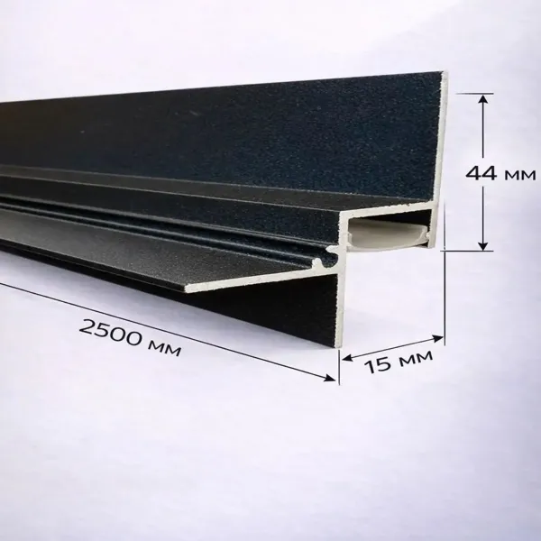 Профиль теневой потолочный для подсветки Modern Decor Белый  муар 2500мм