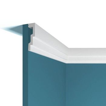 Потолочный плинтус под покраску Перфект Плюс P106 2000×20×70