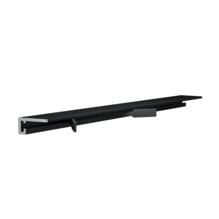 Микроплинтус алюминиевый Laconistiq Micro 19 ARM Черный RAL 9005 19-21-245 матовый 2450×19×5,5