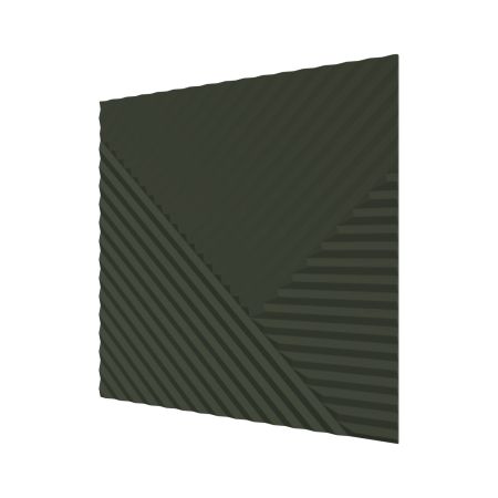 Стеновая панель Пирамида МДФ Ликорн Оливковый  500х500х8 (4 шт.)