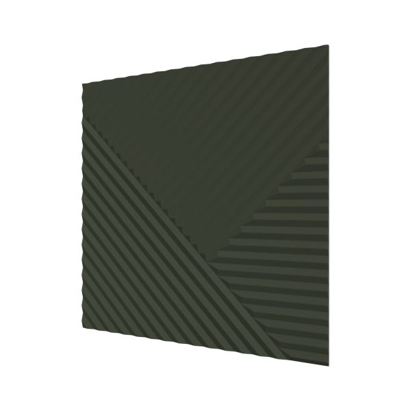 Стеновая панель Пирамида МДФ Ликорн Оливковый  500х500х8 (4 шт.)