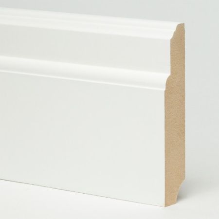 Плинтус Evrowood МДФ Белый PN 110 2000×110×22