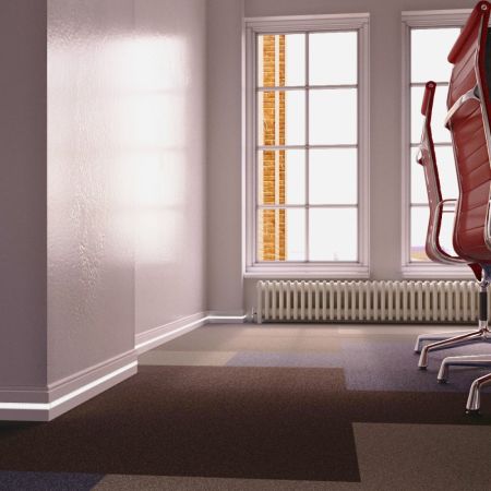 Плинтус Evrowood МДФ Белый PN 030 Led  2000×80×16