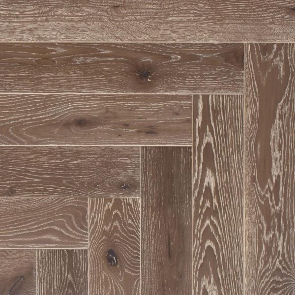 Инженерная доска Tarwood Венгерская Елочка Дуб Молочный шоколад