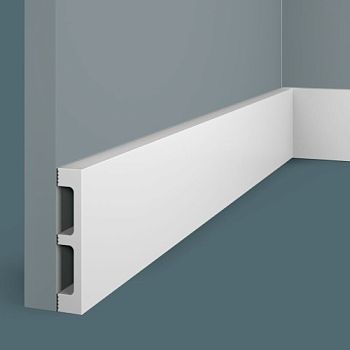 Плинтус под покраску Cosca Decor Экополимер PX048 2000×80×15