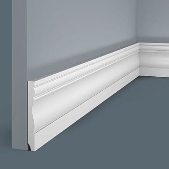 Плинтус под покраску Cosca Decor Экополимер PX015 2000×80×11