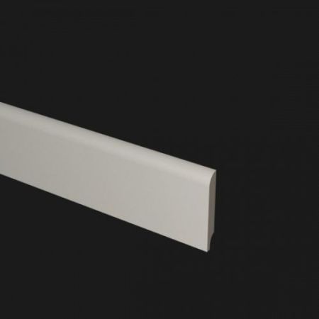 Плинтус Evrowood МДФ Белый  PN 050  2000×80×12