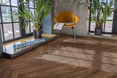 Кварц виниловое покрытие Aquafloor Parquet Plus AF6023PQN