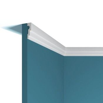 Потолочный плинтус под покраску Перфект Плюс P105 2000×12×42
