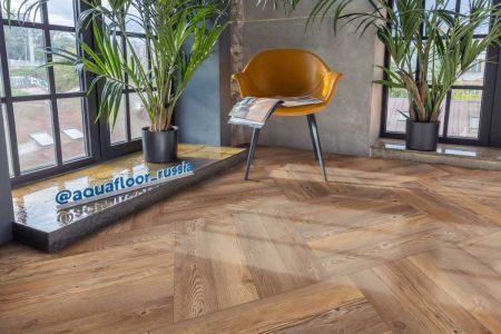 Кварц виниловое покрытие Aquafloor Parquet Glue AF2509PG