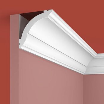Потолочный плинтус под покраску Cosca Decor KX005 2000×69×71