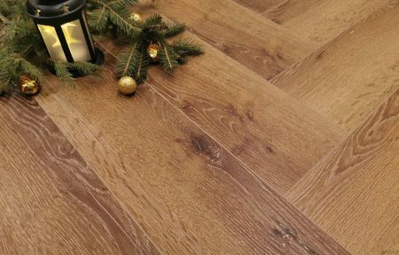 Кварц виниловое покрытие Stone Floor Елочка Дуб Виндзор 190B08 HP