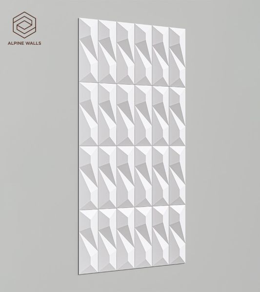Стеновая панель под покраску Alpine Walls Geometrium  ECOGR0206W  1200*600*25