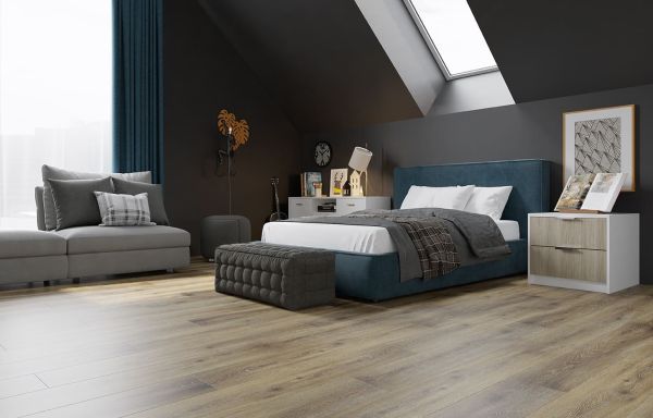 Кварц виниловое покрытие Stone Floor MSPC Дуб Уютный дом 0004-2 MP