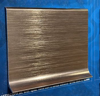 Плинтус Progress profiles напольный BTRS Шлифованная (браш) медь 2м