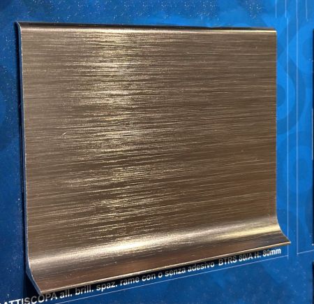 Плинтус Progress profiles напольный BTRS Шлифованная (браш) медь 2м