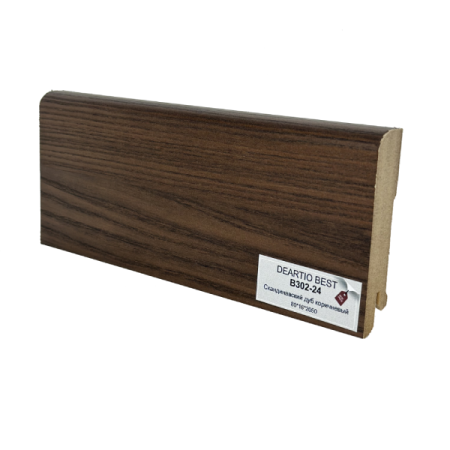 Плинтус DeARTIO B302-24 скандинавский дуб коричневый