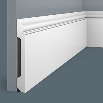 Плинтус под покраску Cosca Decor Экополимер PX006 2000×138×18