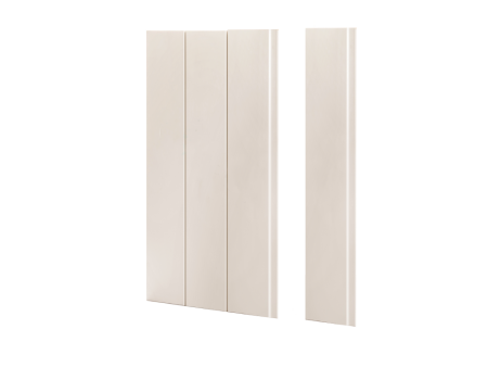 Ликорн Стеновая панель Скандинавская МДФ Белая матовая