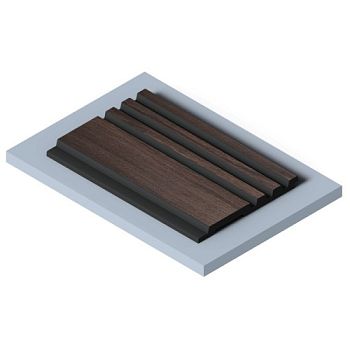 Стеновая панель из полистирола Hiwood LV128 BR395K 2700×120×12